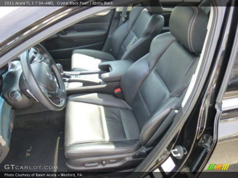Crystal Black Pearl / Ebony Black 2011 Acura TL 3.7 SH-AWD