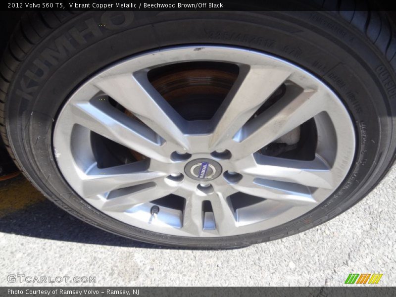 Vibrant Copper Metallic / Beechwood Brown/Off Black 2012 Volvo S60 T5