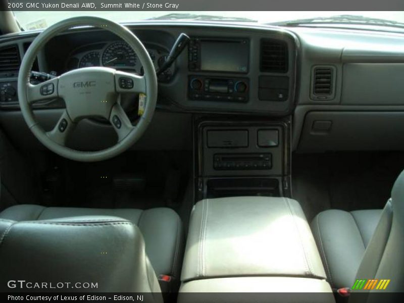 Summit White / Stone Gray 2005 GMC Yukon Denali AWD