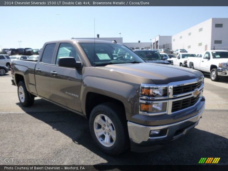 Brownstone Metallic / Cocoa/Dune 2014 Chevrolet Silverado 1500 LT Double Cab 4x4