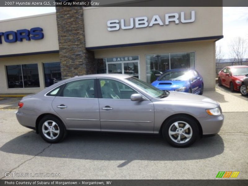 Steel Gray Metallic / Gray 2007 Hyundai Azera GLS