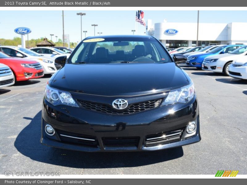 Attitude Black Metallic / Black/Ash 2013 Toyota Camry SE