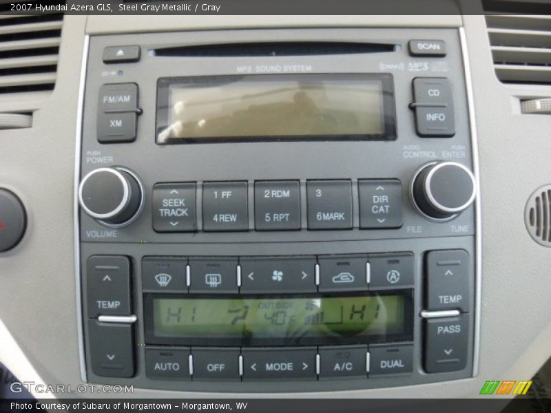 Controls of 2007 Azera GLS