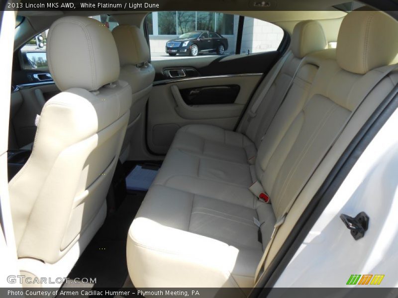 White Platinum / Light Dune 2013 Lincoln MKS AWD