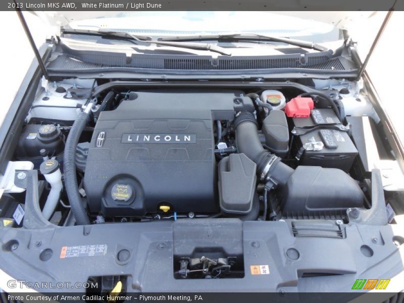 White Platinum / Light Dune 2013 Lincoln MKS AWD