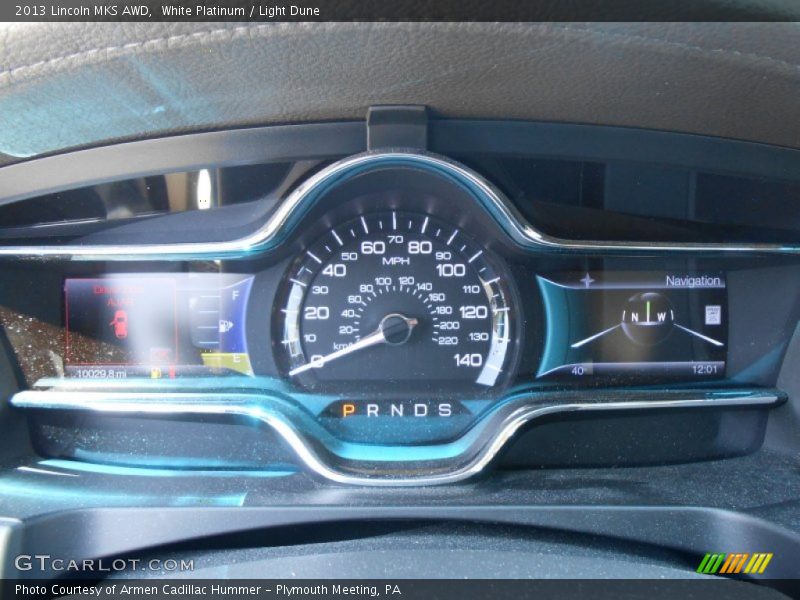 White Platinum / Light Dune 2013 Lincoln MKS AWD