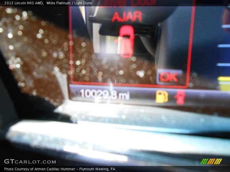 White Platinum / Light Dune 2013 Lincoln MKS AWD
