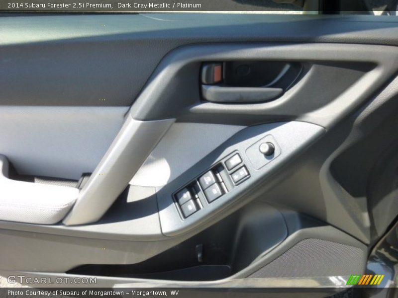 Dark Gray Metallic / Platinum 2014 Subaru Forester 2.5i Premium