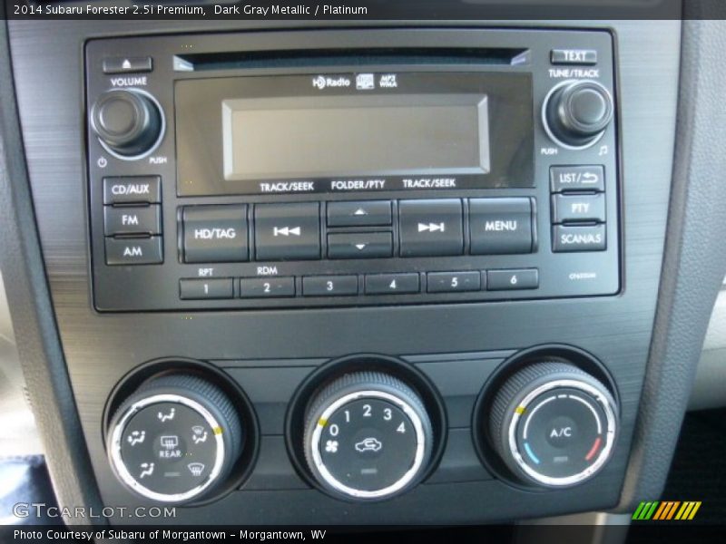 Dark Gray Metallic / Platinum 2014 Subaru Forester 2.5i Premium