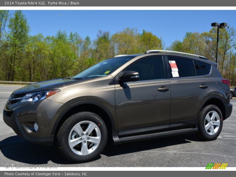 Pyrite Mica / Black 2014 Toyota RAV4 XLE