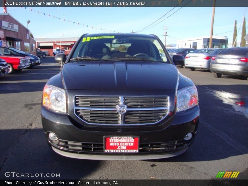 Brilliant Black Crystal Pearl / Dark Slate Gray 2011 Dodge Caliber Mainstreet