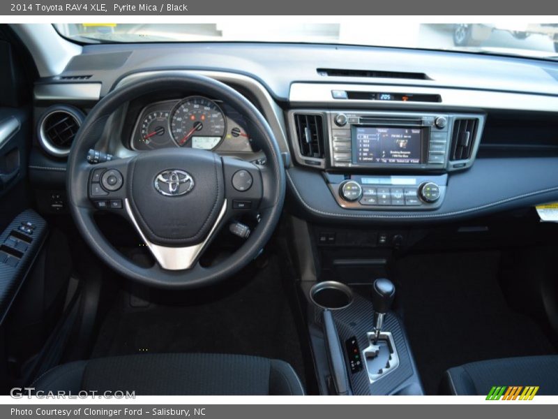 Pyrite Mica / Black 2014 Toyota RAV4 XLE