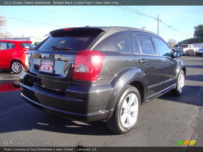 Brilliant Black Crystal Pearl / Dark Slate Gray 2011 Dodge Caliber Mainstreet