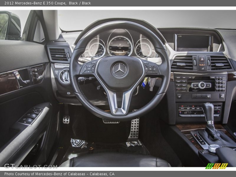 Black / Black 2012 Mercedes-Benz E 350 Coupe