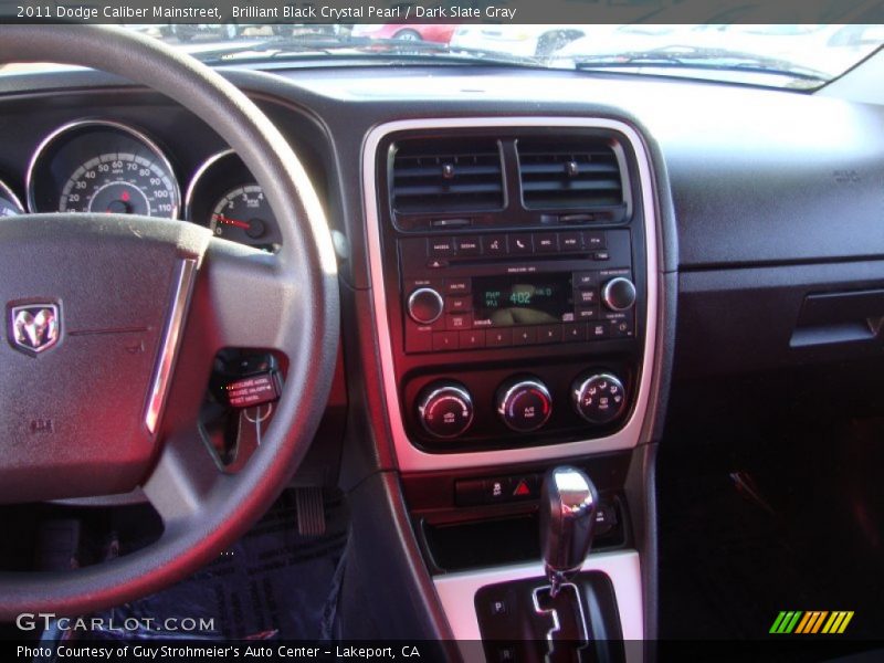 Brilliant Black Crystal Pearl / Dark Slate Gray 2011 Dodge Caliber Mainstreet
