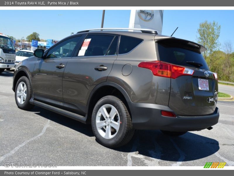Pyrite Mica / Black 2014 Toyota RAV4 XLE