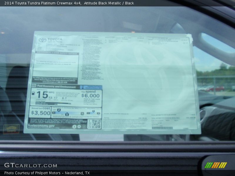 Attitude Black Metallic / Black 2014 Toyota Tundra Platinum Crewmax 4x4
