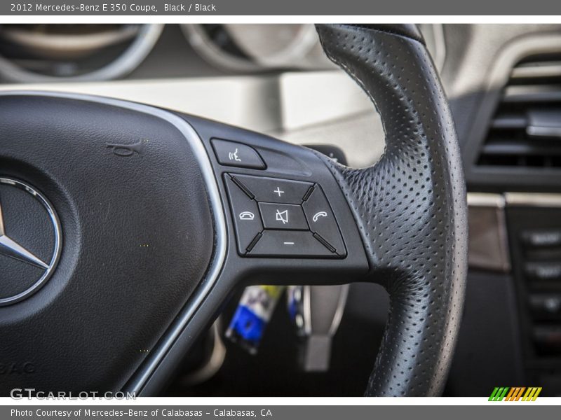 Black / Black 2012 Mercedes-Benz E 350 Coupe