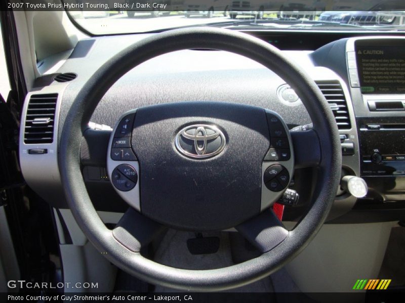 Black / Dark Gray 2007 Toyota Prius Hybrid Touring