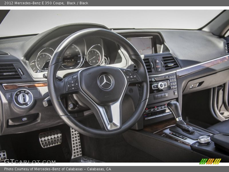 Black / Black 2012 Mercedes-Benz E 350 Coupe