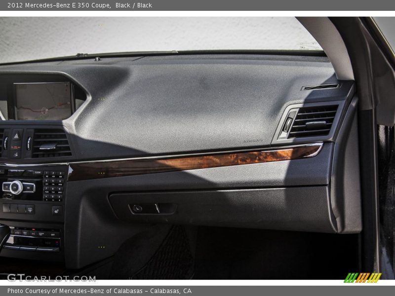 Black / Black 2012 Mercedes-Benz E 350 Coupe