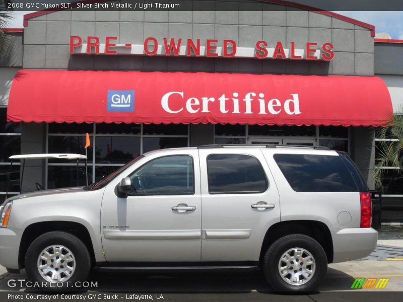 Silver Birch Metallic / Light Titanium 2008 GMC Yukon SLT