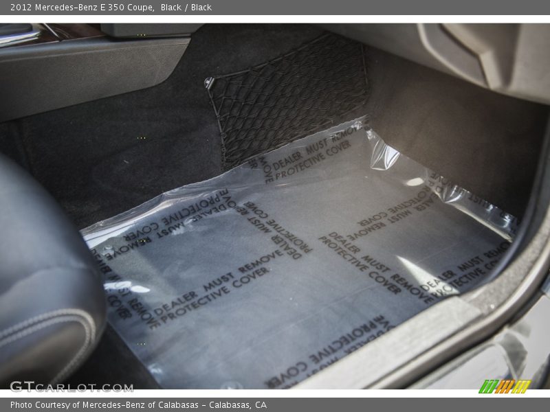 Black / Black 2012 Mercedes-Benz E 350 Coupe