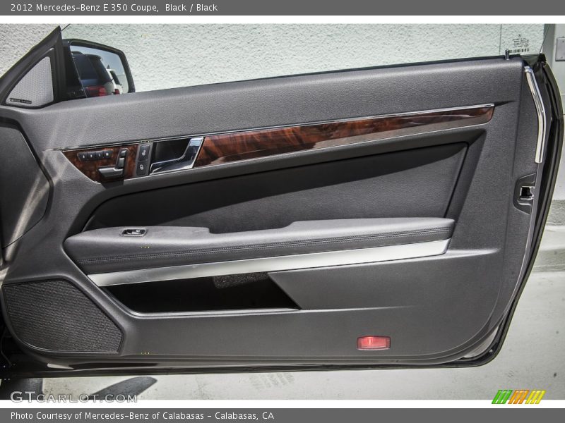 Black / Black 2012 Mercedes-Benz E 350 Coupe
