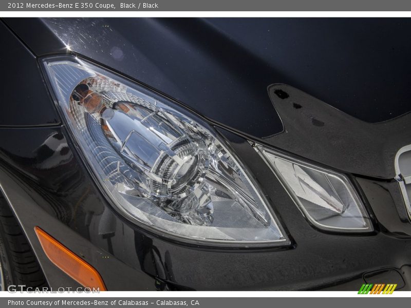 Black / Black 2012 Mercedes-Benz E 350 Coupe