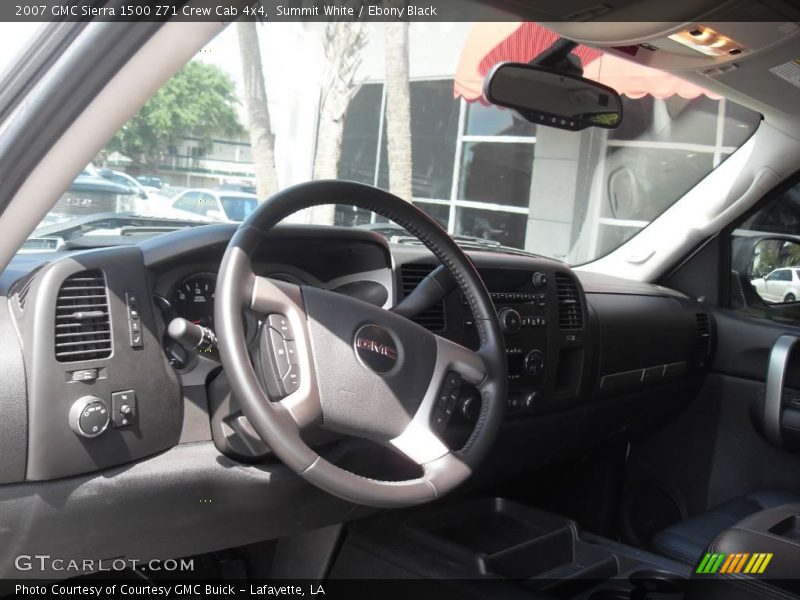 Summit White / Ebony Black 2007 GMC Sierra 1500 Z71 Crew Cab 4x4