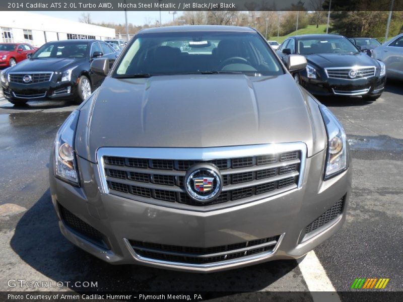 Mocha Steel Metallic / Jet Black/Jet Black 2014 Cadillac ATS 2.0L Turbo AWD