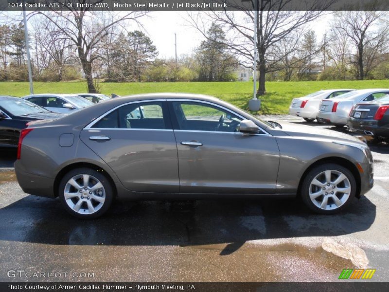 Mocha Steel Metallic / Jet Black/Jet Black 2014 Cadillac ATS 2.0L Turbo AWD