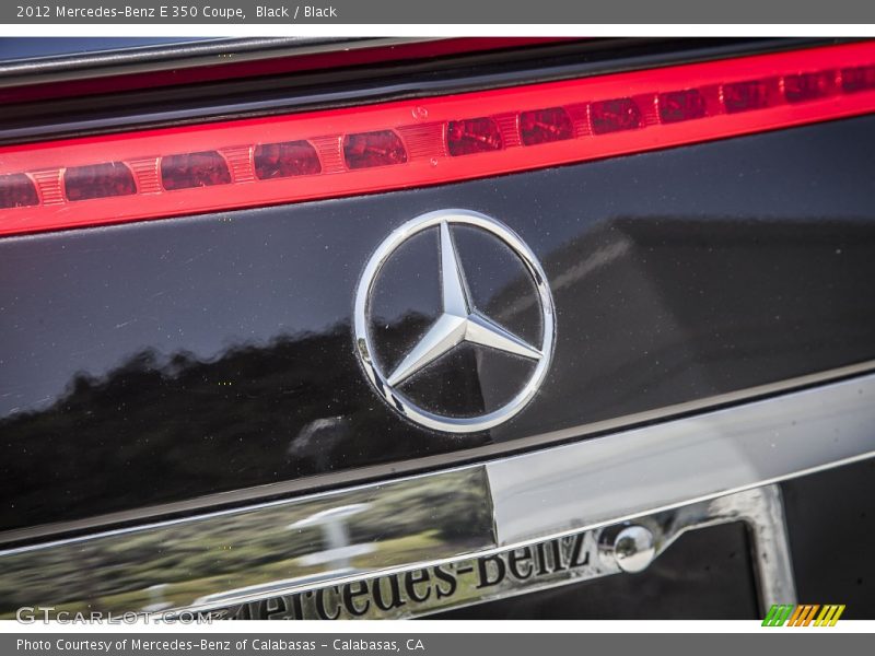 Black / Black 2012 Mercedes-Benz E 350 Coupe