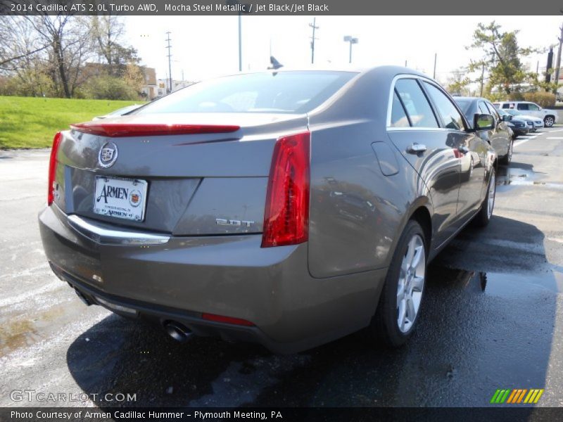 Mocha Steel Metallic / Jet Black/Jet Black 2014 Cadillac ATS 2.0L Turbo AWD