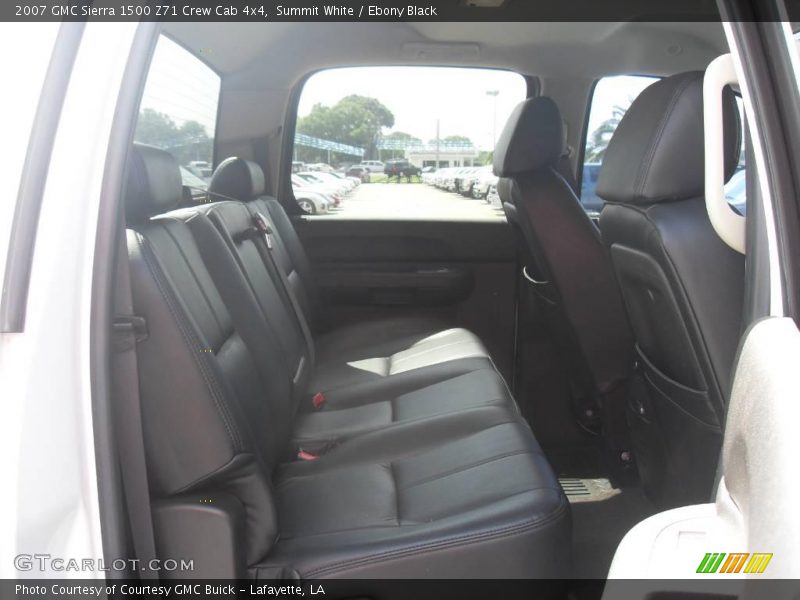 Summit White / Ebony Black 2007 GMC Sierra 1500 Z71 Crew Cab 4x4