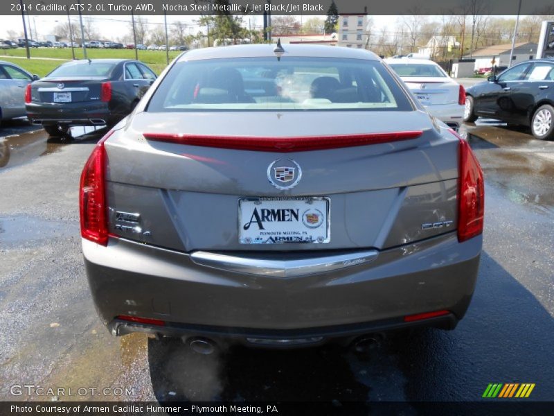 Mocha Steel Metallic / Jet Black/Jet Black 2014 Cadillac ATS 2.0L Turbo AWD