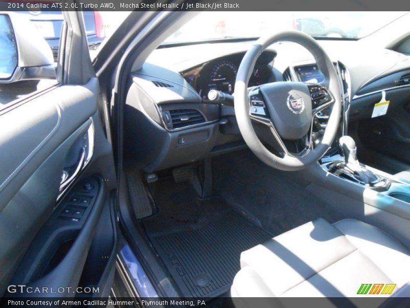 Mocha Steel Metallic / Jet Black/Jet Black 2014 Cadillac ATS 2.0L Turbo AWD