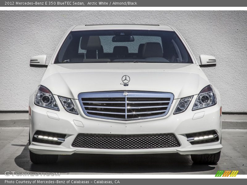 Arctic White / Almond/Black 2012 Mercedes-Benz E 350 BlueTEC Sedan