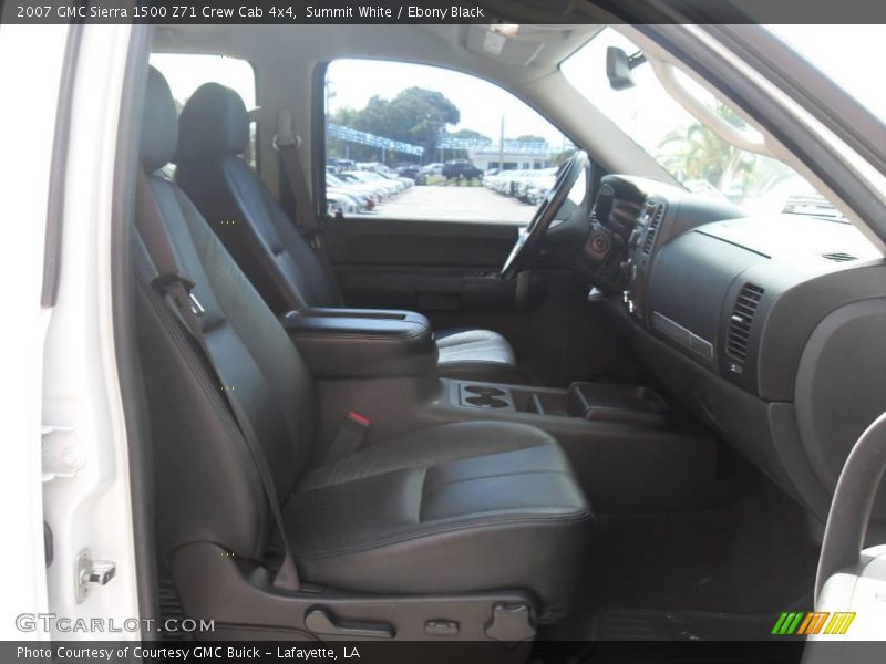 Summit White / Ebony Black 2007 GMC Sierra 1500 Z71 Crew Cab 4x4