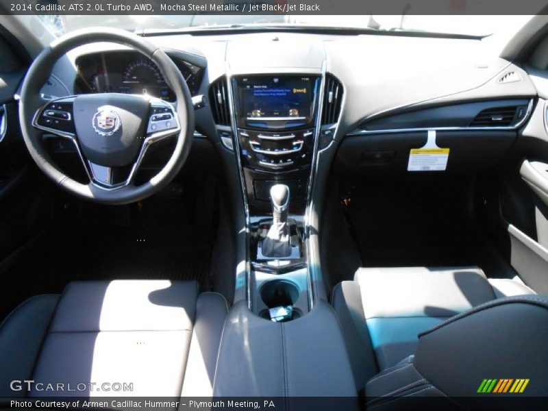 Mocha Steel Metallic / Jet Black/Jet Black 2014 Cadillac ATS 2.0L Turbo AWD