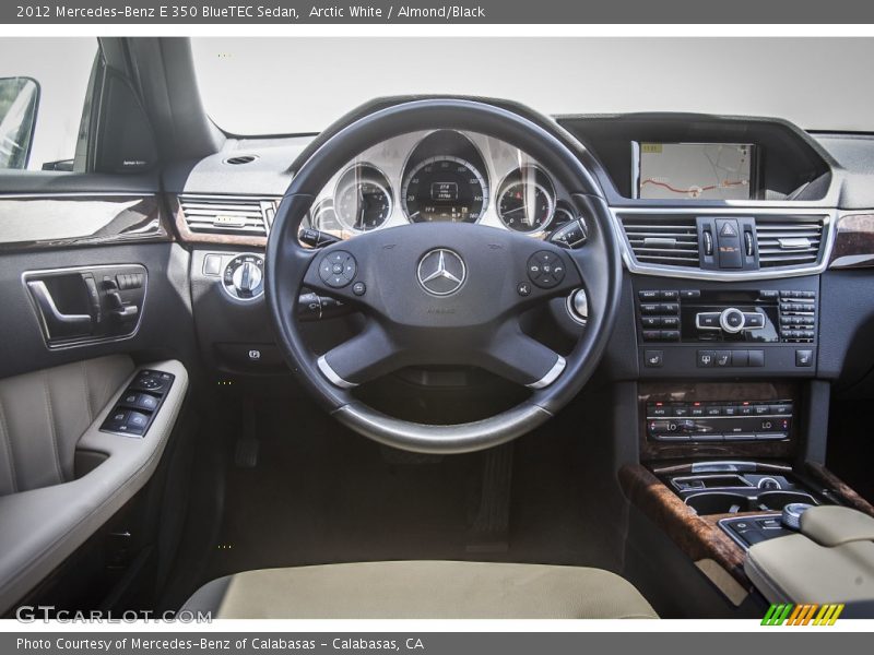 Arctic White / Almond/Black 2012 Mercedes-Benz E 350 BlueTEC Sedan