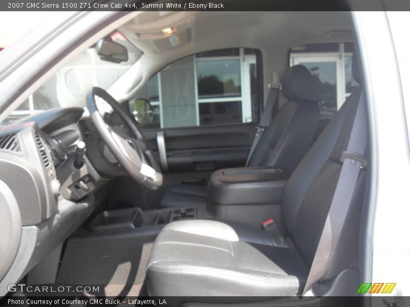 Summit White / Ebony Black 2007 GMC Sierra 1500 Z71 Crew Cab 4x4