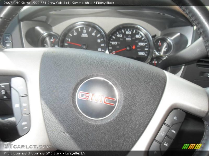 Summit White / Ebony Black 2007 GMC Sierra 1500 Z71 Crew Cab 4x4