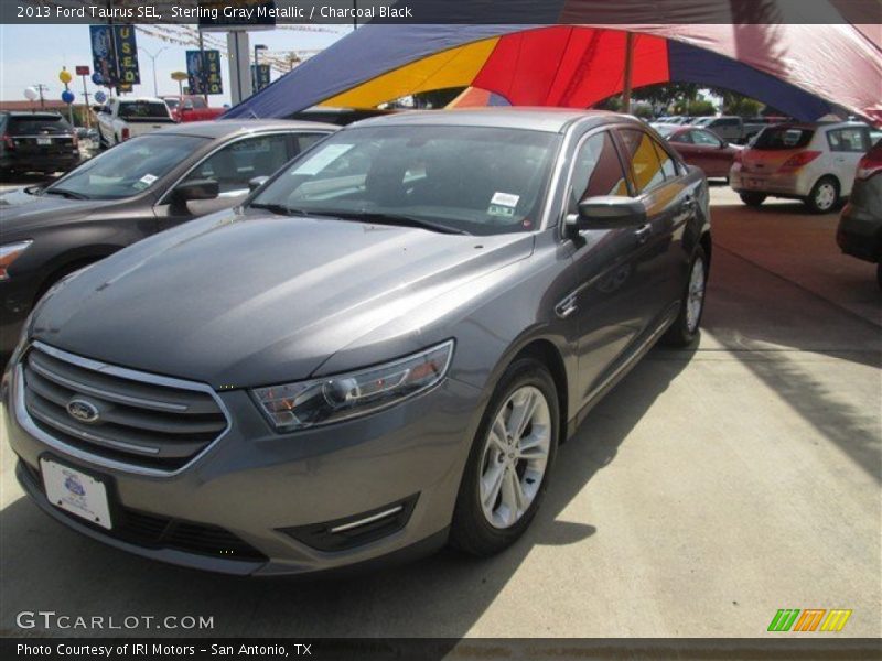 Sterling Gray Metallic / Charcoal Black 2013 Ford Taurus SEL