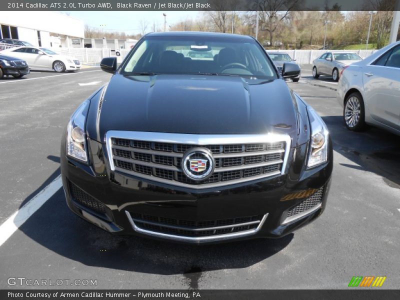 Black Raven / Jet Black/Jet Black 2014 Cadillac ATS 2.0L Turbo AWD