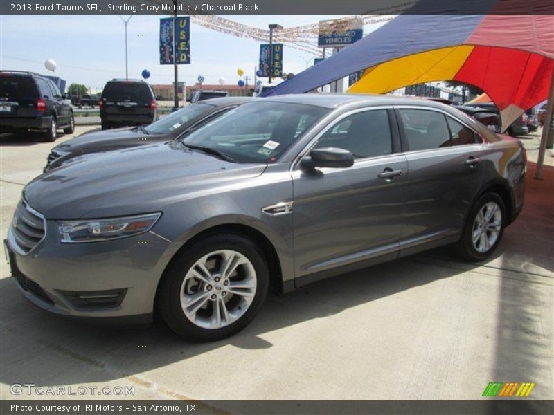 Sterling Gray Metallic / Charcoal Black 2013 Ford Taurus SEL