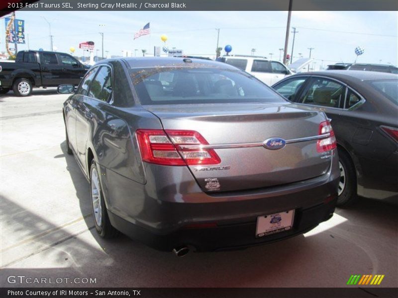 Sterling Gray Metallic / Charcoal Black 2013 Ford Taurus SEL