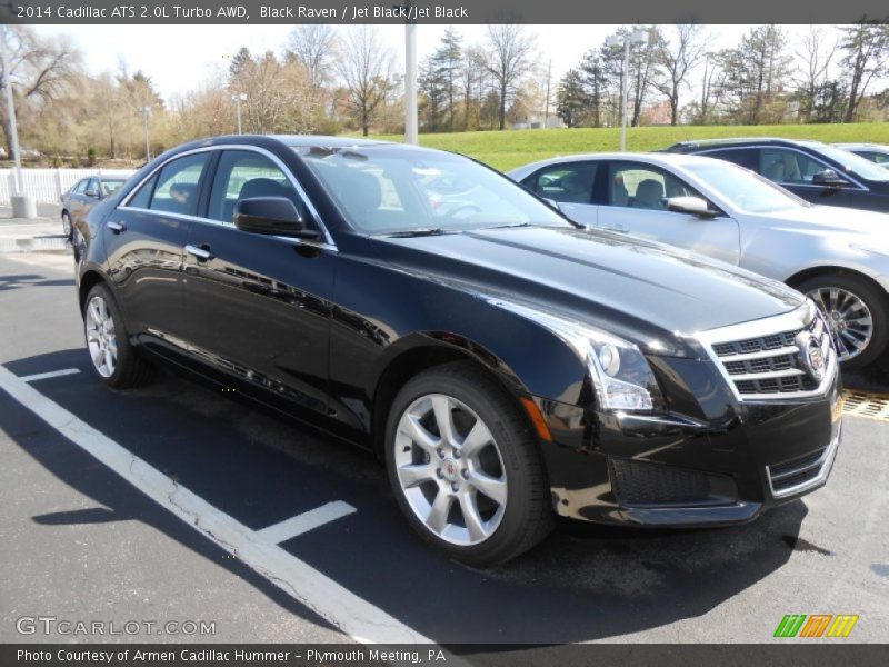 Black Raven / Jet Black/Jet Black 2014 Cadillac ATS 2.0L Turbo AWD