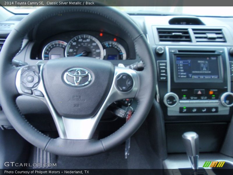 Classic Silver Metallic / Black 2014 Toyota Camry SE
