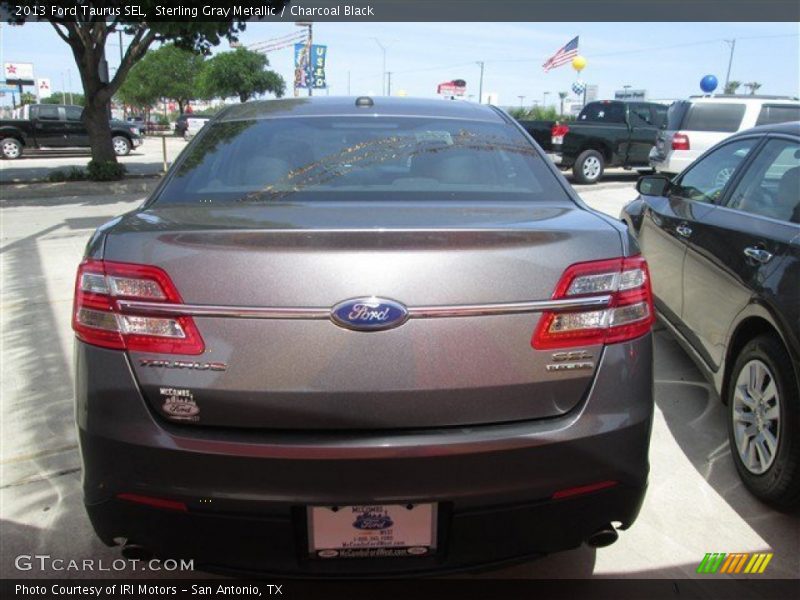 Sterling Gray Metallic / Charcoal Black 2013 Ford Taurus SEL